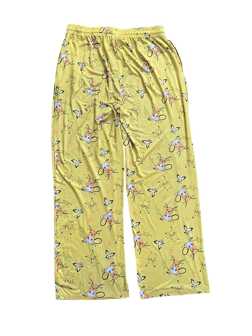 Pokémon Pikachu Pajama Lounge Bottoms Women’s XL Yellow - Picture 3 of 5
